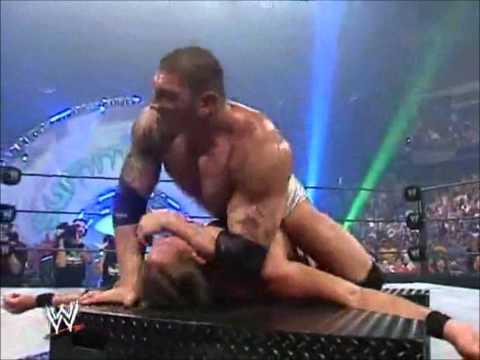 Batista Bombs On Steel Steps - HD Summerslam 2005