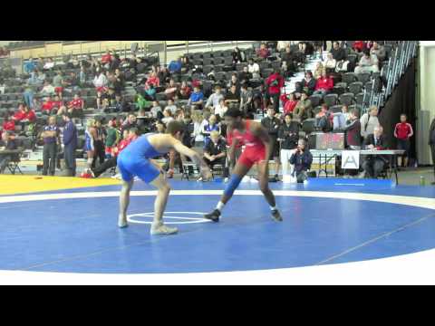 2013 Senior National Championships: 55 kg Dillon Williams vs. Dylan Bray