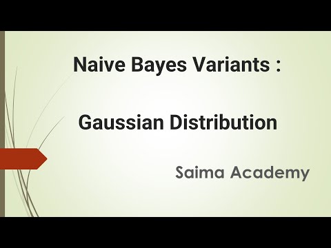 Naive Bayes Variants|| What is Gaussian Naive Bayes in machine learning Urdu Hindi