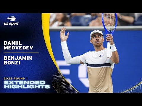 Daniil Medvedev vs. Benjamin Bonzi Extended Highlights | 2025 US Open Round 1