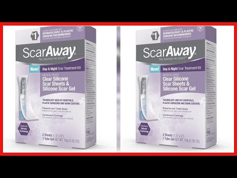 ScarAway Clear Medical-Grade Silicone Scar Sheets and...
