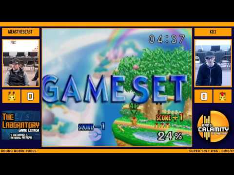 S@LT #66 | MeasTHEBeast (Pikachu, Samus) vs KD3 (Pika, Luigi) - Round Robin Pools - SSB64 Singles