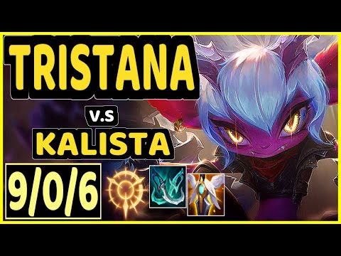 FORG1VEN (TRISTANA) vs KALISTA - 9/0/6 KDA BOTTOM ADC GAMEPLAY - EUW Ranked MASTER