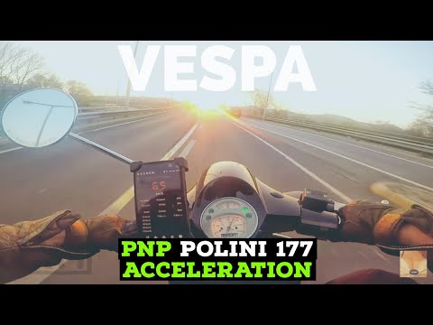 vespa pnp POLINI 177 /)| acceleration 0-100kmh | plug & play tuning | FMP-Solid PASSion |