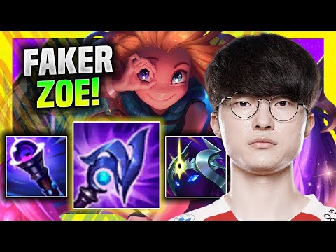 FAKER IS A MONSTER WITH ZOE! - T1 Faker Plays Zoe Mid vs Sylas! | Season 11