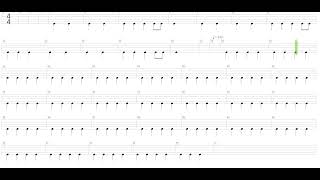 Hymn of Long John Silver + Running Wild + Drum only + Drum tab