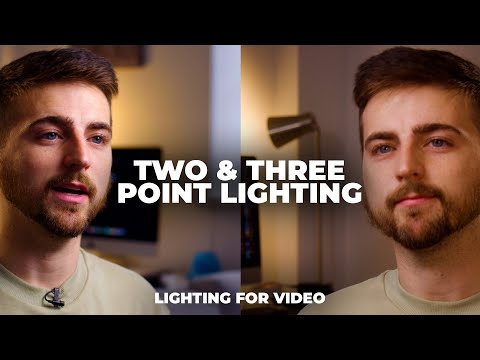 Easy Video Lighting: Three-Point & Two-Point Lighting