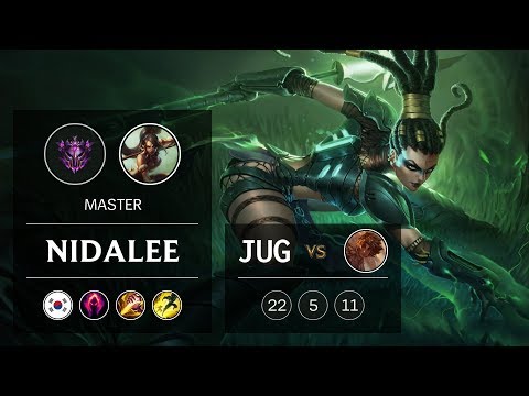 Nidalee Jungle vs Taliyah - KR Master Patch 9.6
