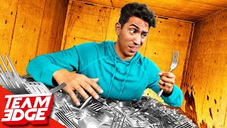 1000 Forks vs UNBREAKABLE Room...Can You Escape?
