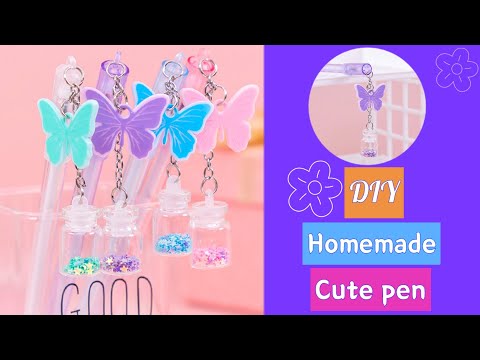 DIY Homemade Cute Pen / How to make cute pen decoration / School Supplies / DIY cute pen decoration