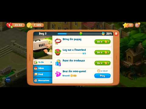 Gardenscapes | MiniGame | Level 37 (Hard Level)