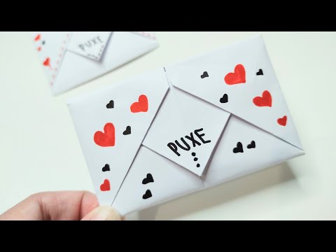 Como fazer CARTÃO SURPRESA Origami