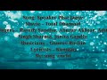 Speaker Phat Jaye Lyrics Total Dhammal