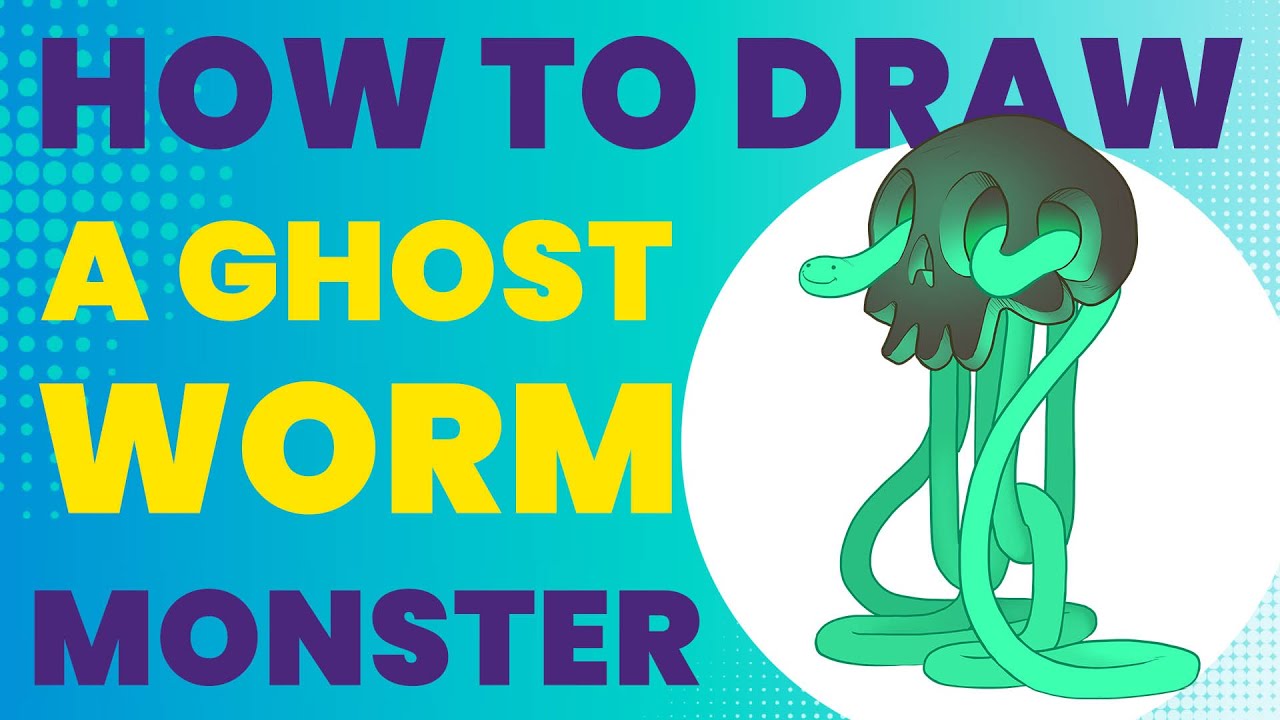 How to Draw a Ghost Worm Monster – Skwurm