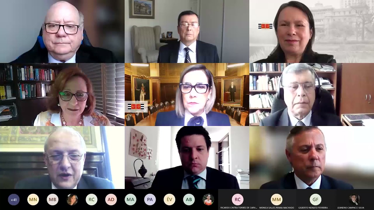 Sessão Telepresencial da 34ª Câmara de Direito Privado - Homenagem ao desembargador Cláudio Levada