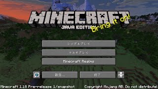【Minecraft】久しぶりにサバイバる。