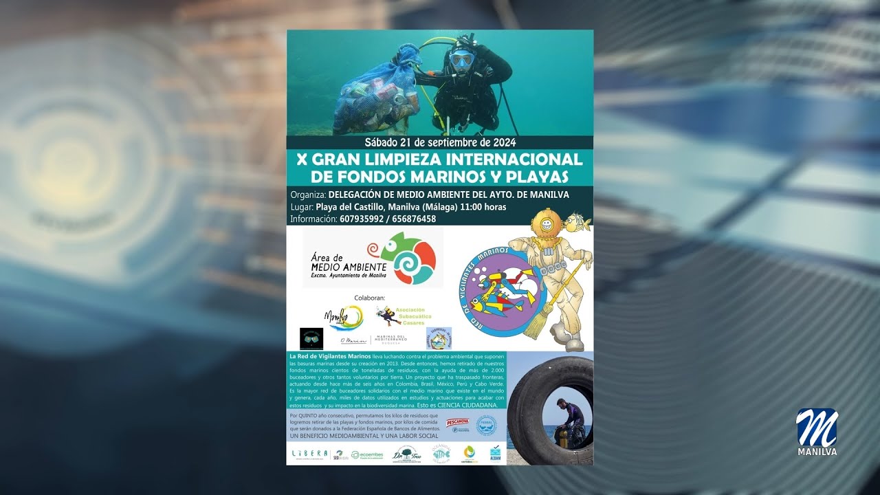 Se acerca la X Gran Limpieza Internacional de Fondos Marinos y Playas