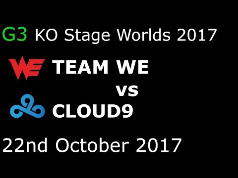WE vs C9 Game 3 HIGHLIGHTS 2017 WORLDS QUARTERFINALS