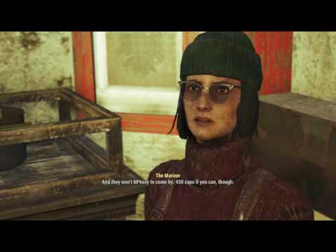 Fallout 4 Far Harbor - Hull Breach: The Mariner Introduction (Help Finding Tools) Dialogue Tree PS4
