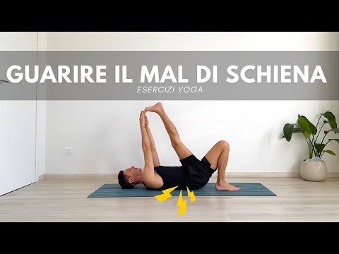 10 MINUTI Esercizi yoga per mal di schiena: Guarire da mal di schiena e sciatalgia