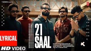 21 Saal (Lyrical)