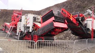 preview picture of video 'Sandvik World Premiere UH450E And UJ440I Crusher Demo @ Steinexpo 2014'