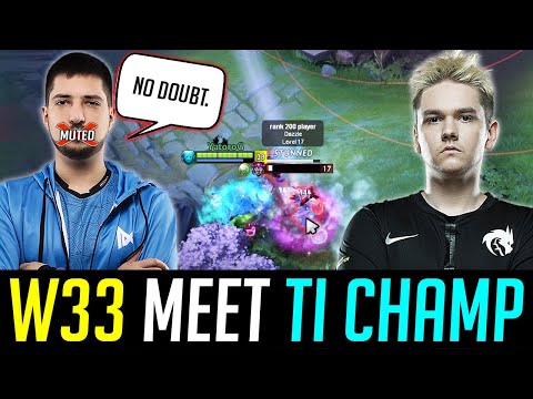 W33 got destroyed from the NEW GOD of DOTA "YATORO" DOTA 2