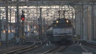 preview picture of video '日本の列車 : EF65 1091 hauling fuel through Oyama : Japan Rail'