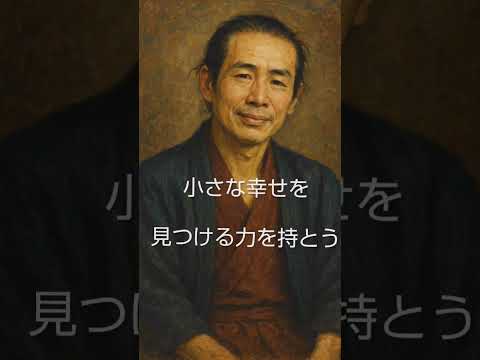 ✴️「小さな幸せを見つける力」 #名言 #心の哲学 #歴史 #なぜ生きる #雑学 #大事なこと #audiobook #よりよい生き方へ #本音で生きる