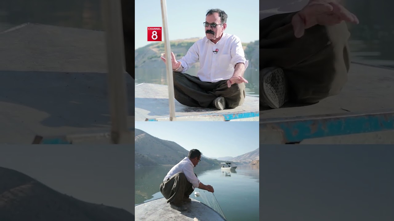 ڤیدیۆ | ئەم ڕاوچییە چووەتە سەر تۆڕەکانی لە ڕووباری سیروان و هیچ ماسییەکی نەگرتووە: کەس بە ڕاوچیەتی ناژی
