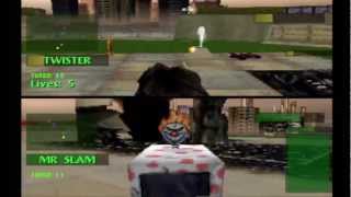 Twisted Metal 2: World Tour Co-Op Hard Playthrough Warthog/Sweet Tooth 1/3