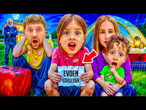 THE LANDLORD KICKED THEM OUT!! NORTH ELIF MOVED INTO A TINY HOUSE AT NIGHT!!