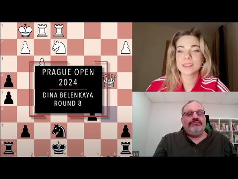 Vlastimil Babula (2363) vs Dina Belenkaya | Prague Open 2024 | Round 8