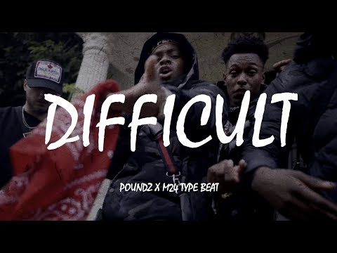 Poundz x M24 Type Beat "Difficult" | UK Drill Instrumental 2019