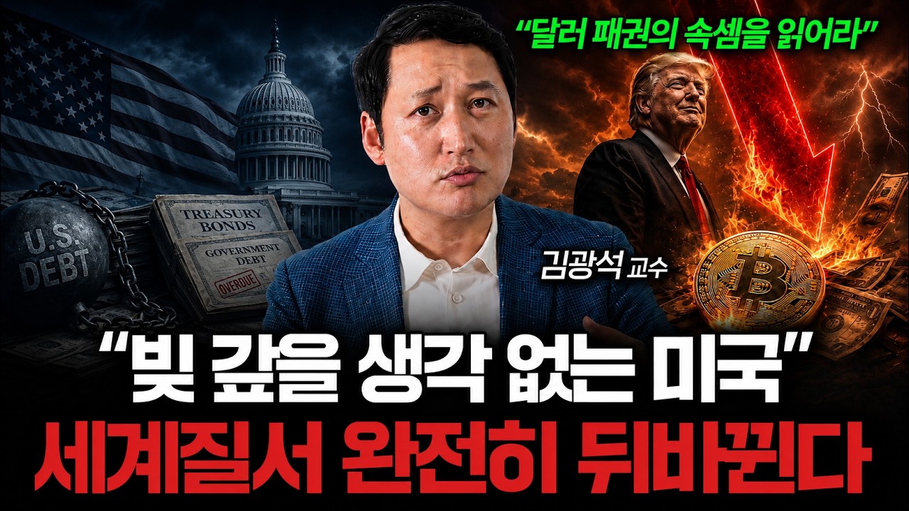"대놓고 돌려막기 시작했습니다" 세계 질서 완전히 뒤바꿀 미국의 무서운 큰 그림 (김광석 교수 1부)