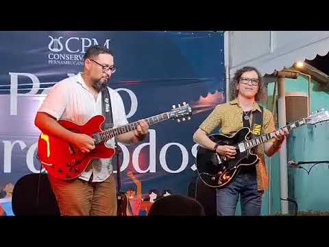 Luciano Magno e Liêve Ferreira no workshow "Afluentes e Confluências".