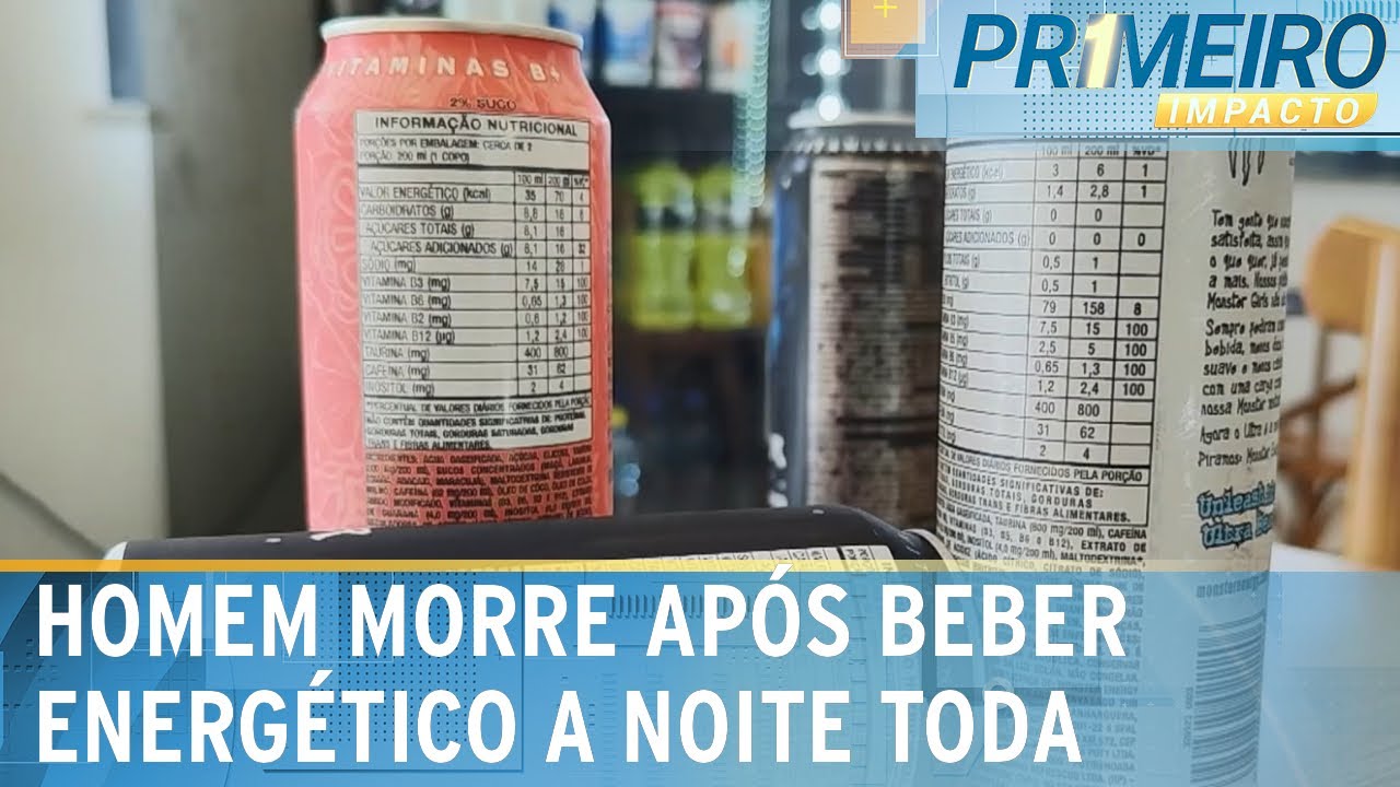 Consumo excessivo de energético pode levar à morte | Primeiro Impacto (28/02/25)