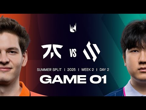 FNC v BDS | 2025 LEC Summer | Week 2 Day 2 | Fnatic vs. Team BDS Game 1