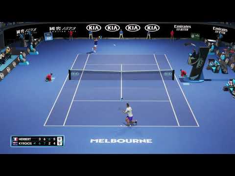 AO Tennis 2 Pierre Hugues Herbert vs Nick Kyrgios.