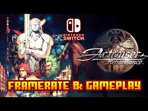 Actraiser: Renaissance - (Nintendo Switch) - Framerate & Gameplay