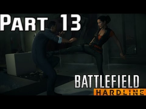 Battlefield Hardline Walkthrough Gameplay Part 13 - Glass Houses - Campaign Mission 7 (PS4)