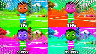 Cody Football Sparta Pitch in Ultra 999999x Speed Mode Klasky Csupo Effects! | Combined