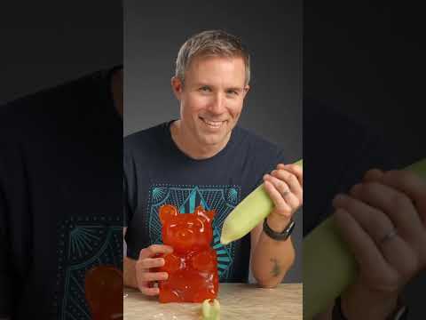 Giant Gummy Bear  on a Stick-Bubblegum