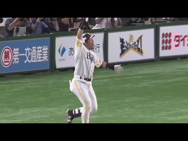 【1回裏】気迫の内野安打!! ホークス・松田宣浩の激走で貴重な追加点をゲット!! 2022年8月5日 福岡ソフトバンクホークス 対 東北楽天ゴールデンイーグルス