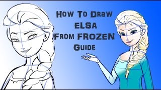 How to draw Elsa from Disney's Frozen! - Flash Guide