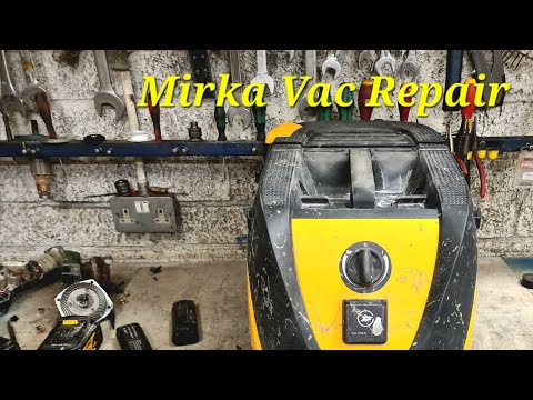 Replacing the power cable / lead on a Mirka Hoover / vacuume.