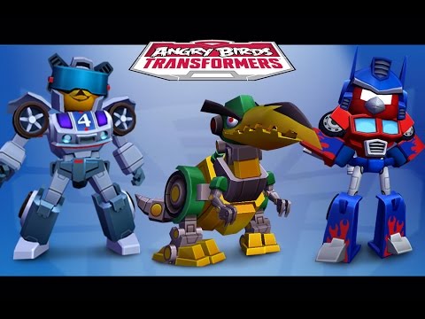 Angry Birds Transformers - Goldbite Grimlock Unlocked New Weapons Gameplay Walkthrough #15