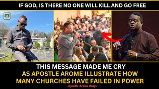 😭😭WATCH AS APOSTLE AROME EXPLAIN HOW CHURCH HAVE FALLEN APART