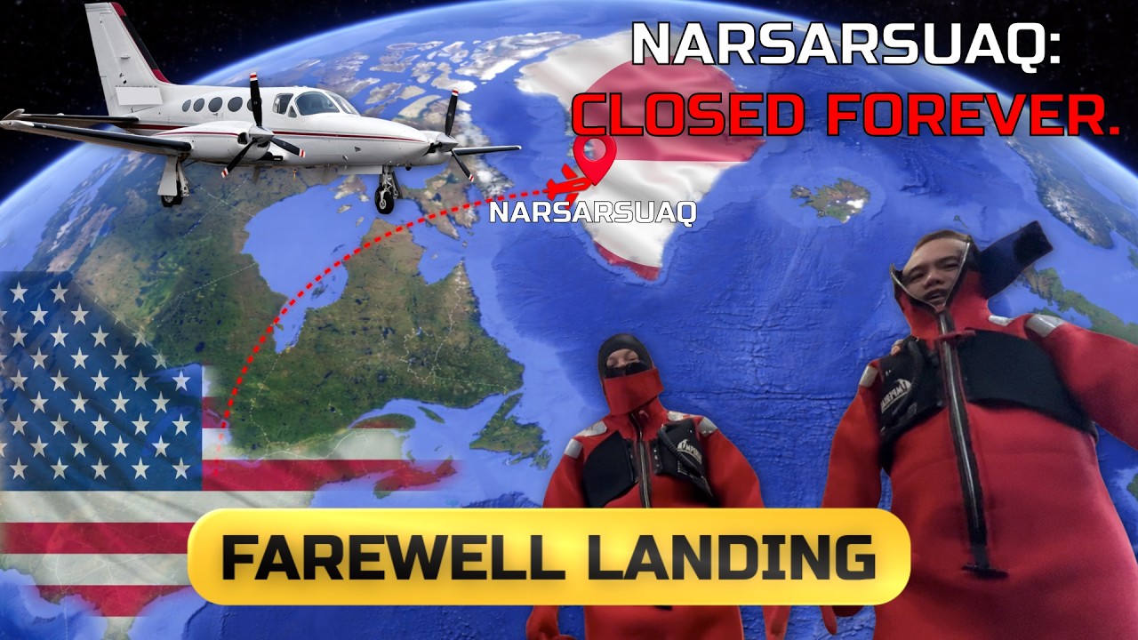 Cessna 421 Atlantic Сrossing. Flight to Narsarsuaq Airport Before It Closed FOREVER. (Part 1)