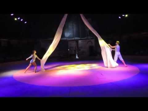 Duo SUNRISE. Aerial silk.